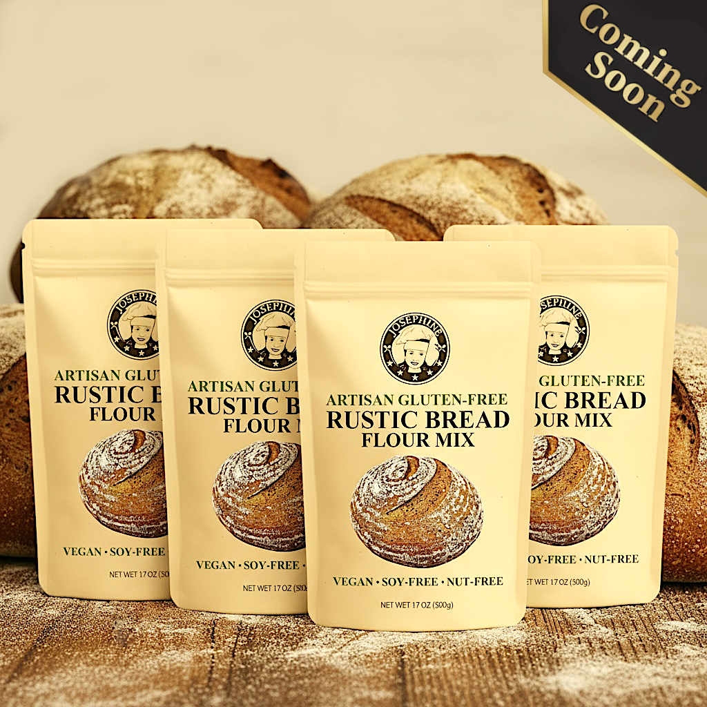 4 x Artisan Gluten-free French Rustic Bread Mix - Vegan, Oat-free, Soy-free, Nut-free