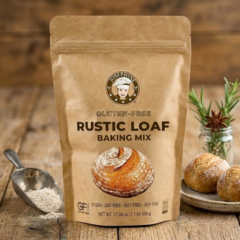 1 x Gluten-free and Vegan French Rustic Bread Mix - Oat-free, Vegan, Soy-free, Nut-free